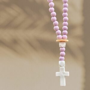 Mon chapelet veilleur lilas 33 cm