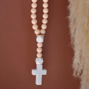 Mon chapelet veilleur saumon 50 cm